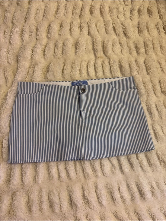 Aeropostale Dresses & Skirts - Blue and White Striped Mini Skirt - Unknown Brand